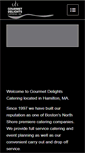 Mobile Screenshot of gourmetdelightscatering.com